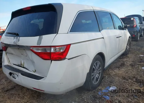 2011 Honda Odyssey Ex-L from USA, damaged, VIN 5FNRL5H68BB058687
